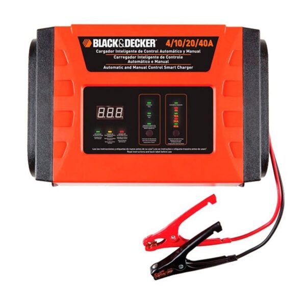 Cargador Bateria Inteligente 40a Black & Decker Auto Moto BC40-AR