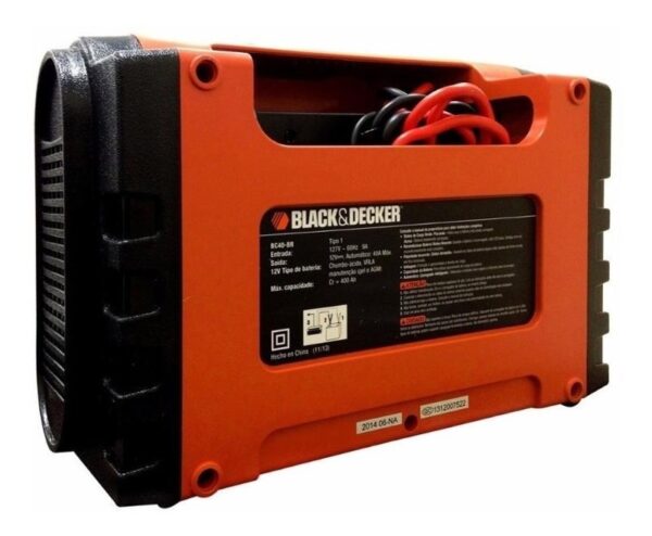 Cargador Bateria Inteligente 40a Black & Decker Auto Moto BC40-AR