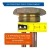 Resistencia 1500 W + Termostato Termo Electrico Señorial